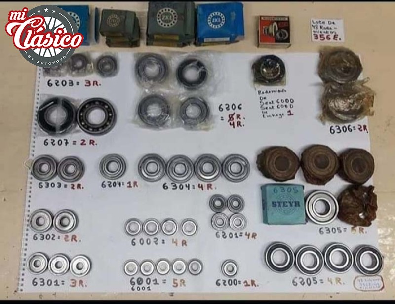 LOTE DE RODAMIENTOS