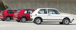 Volkswagen feiert den 40. Geburtstag des Golf GTI