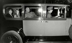 Paul Mccartney And His Girlfriend Jane Asher Pictured In Paul&#039;&#039;s Hispano Suiza The Couple Are Pictured In The Vehicle For The First Time Leaving For The Premiere Of How I Won The War At The London Pavilion. 1967